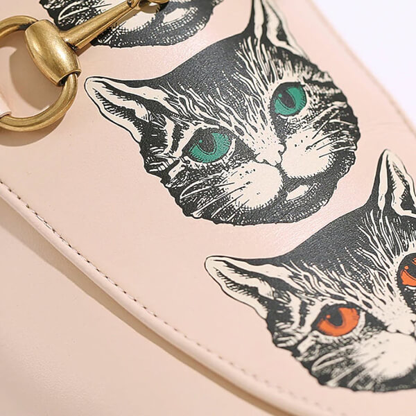 【SALE】グッチ〔プリンスタウン〕猫・ホースビットミュール