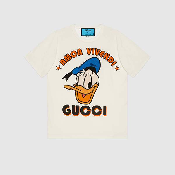 グッチ tシャツ 激安【Disney×グッチ】ドナルド 615044 XJDBJ 9088