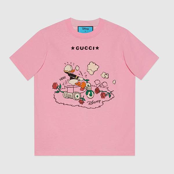 グッチ tシャツ 激安 ディズニー ドナルドダック プリント Tシャツ コピー  580762XJDBH5358