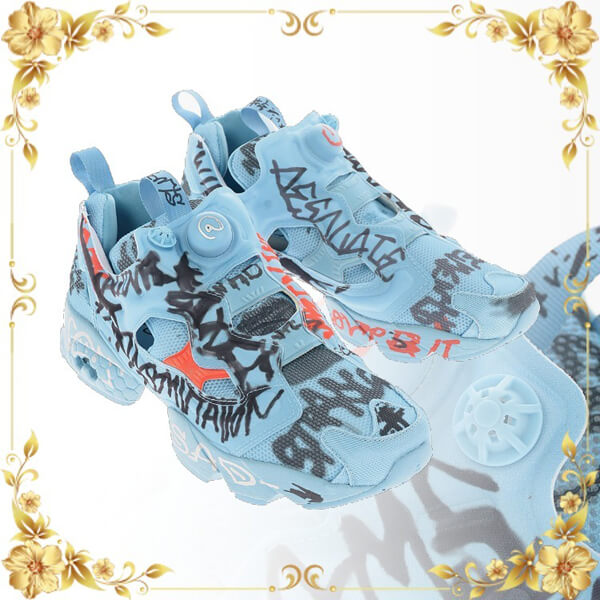 ☆SALE☆REEBOK Fabric GRAFFITI PUMP FURY Sneakers