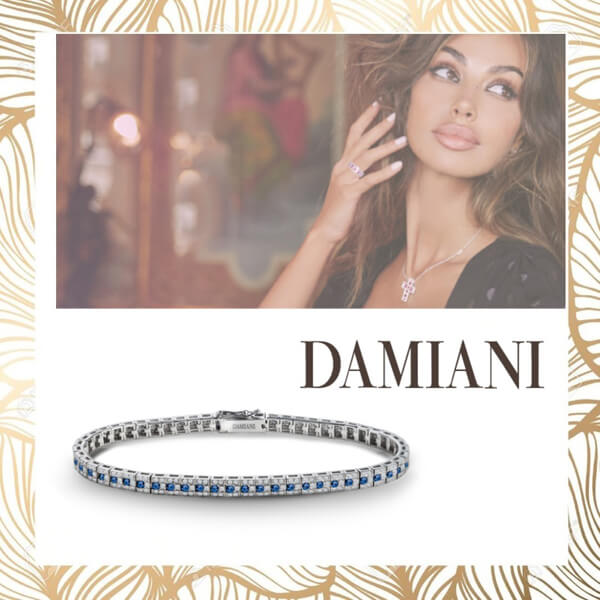 【DAMIANI】ダミアーニ☆ダイヤ&サファイアブレスレット 20061343