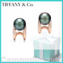 国内完売【Tiffany】ハードウェア タヒチアン パール ピアス 18K