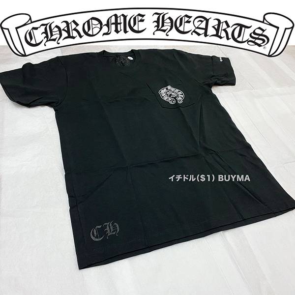  クロムハーツ Tシャツコピー CH Horseshoe Tee Black