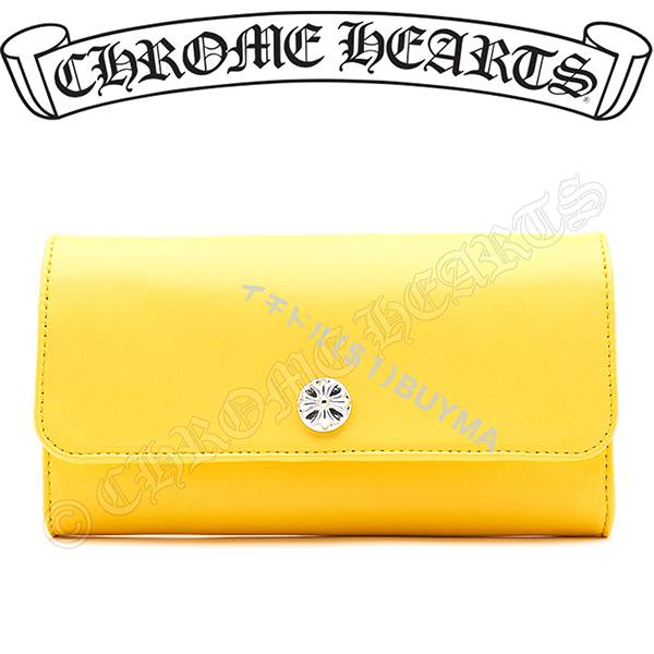 クロムハーツ  サイフ 財布スーパーコピーJUDY WALLET YELLOW