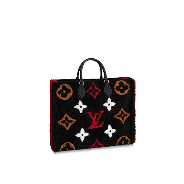 秋冬新作 ルイヴィトン偽物 19AW LV ONTHEGO オンザゴー モコモコバッグ TEDDY M55421