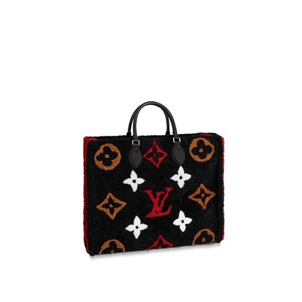 秋冬新作 ルイヴィトン偽物 19AW LV ONTHEGO オンザゴー モコモコバッグ TEDDY M55421