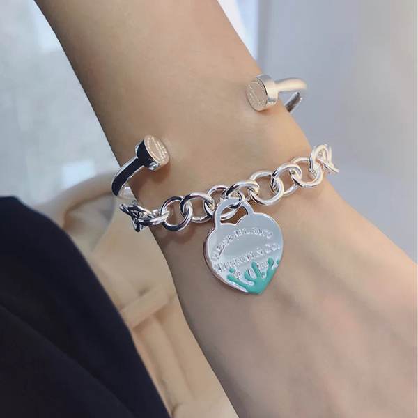 Tiffany&Co スプラッシュ ハートコピー タグ ブレスレット 61523049