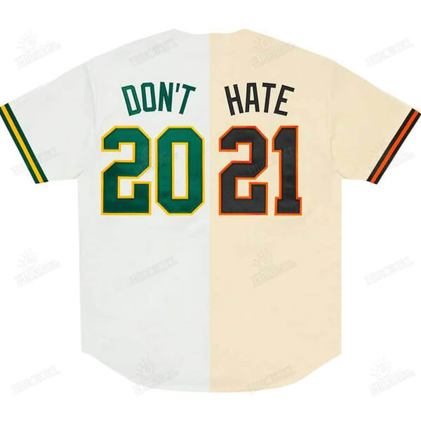 21SS /シュプリーム Don't Hate Baseball Jersey ベースボール シャツ コピー