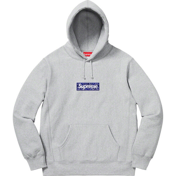 ★シュプリーム コピー FW19 Week16★ Bandana Box Logo Hooded Sweatshirt