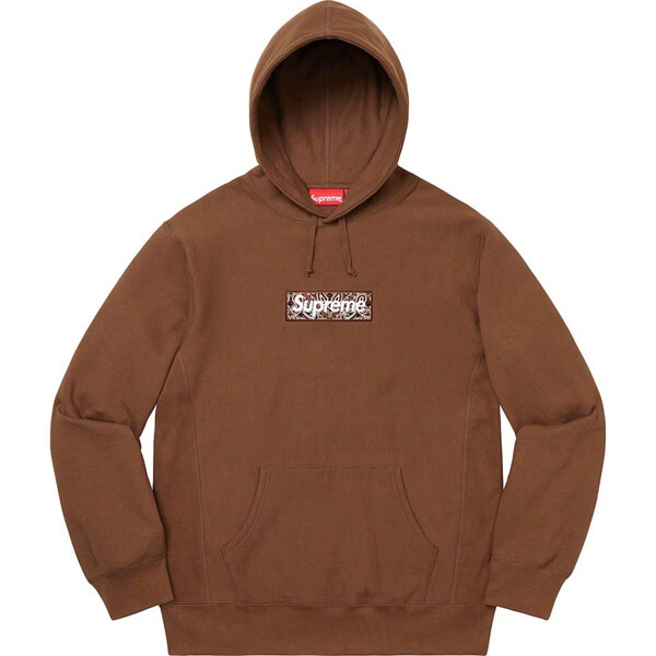 ★シュプリーム コピー FW19 Week16★ Bandana Box Logo Hooded Sweatshirt