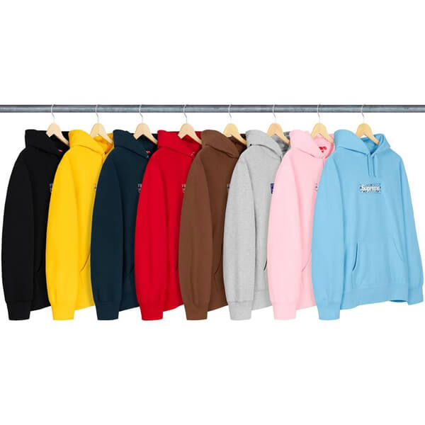 ★シュプリーム コピー FW19 Week16★ Bandana Box Logo Hooded Sweatshirt