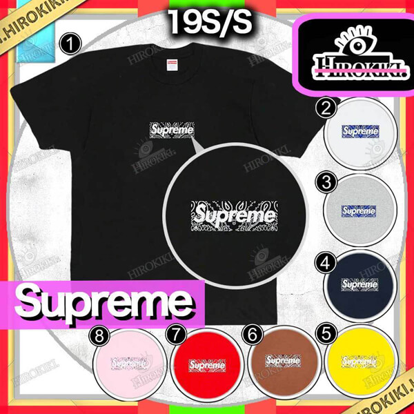 シュプリーム Bandana Box Logo Tee バンダナ コピー ボックス ロゴ