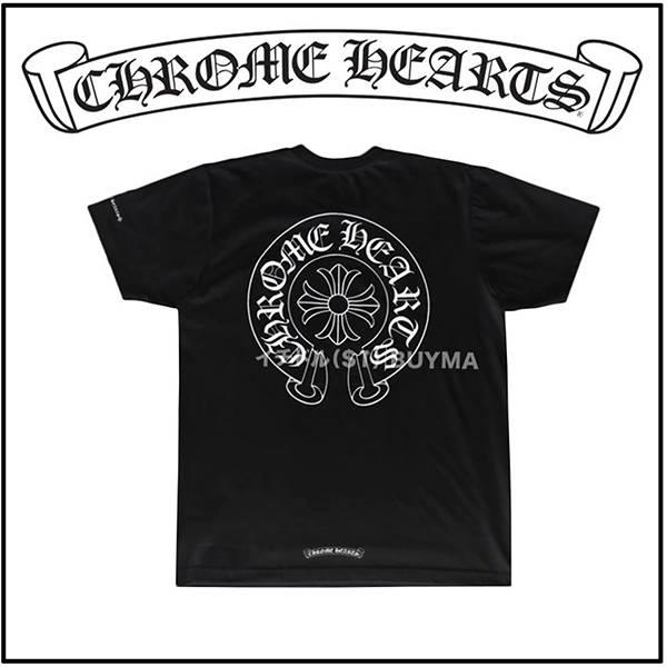  クロムハーツ Tシャツコピー CH Horseshoe Tee Black