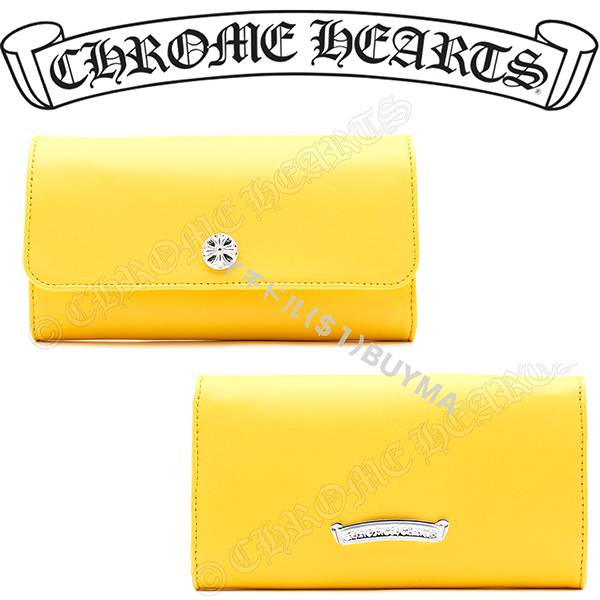 クロムハーツ  サイフ 財布スーパーコピーJUDY WALLET YELLOW