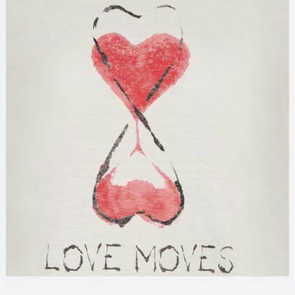 ディオール FALL 21 LOVE MOVES プリント リネン混 Tシャツコピー143T12A4466_X0200