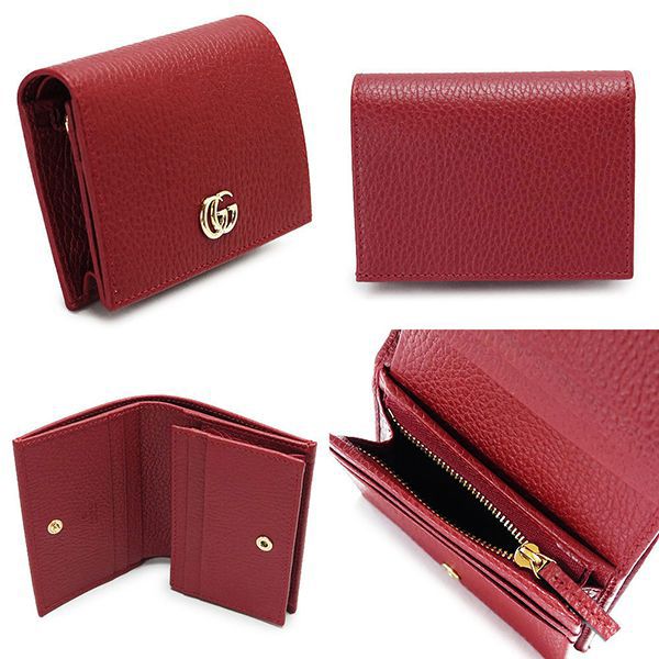 グッチ 折財布 GG MARMONT 456126 ミニ財布コピーカードケース＆小銭