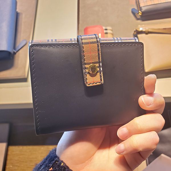 バーバリー★LUNA Bifold Wallet Ver.3 チェック 二つ折りミニ財布偽物