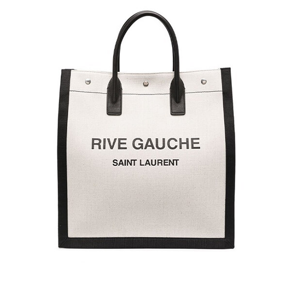 サンローラン RIVE GAUCHE コットン/リネン ノエ ユニセックス偽物トートバッグ