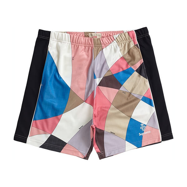 21SS /シュプリーム × Emilio Pucci Soccer Short エミリオ・プッチ偽物