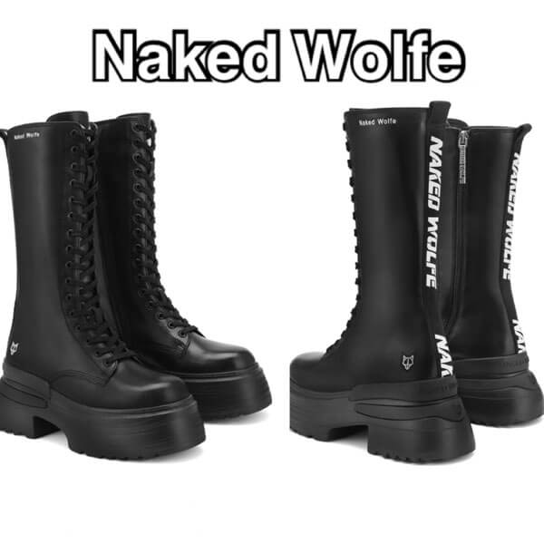 ネイキッドウルフ 偽物＊ ブーツ マーキュリー NAKED WOLFE＊レザーブーツ