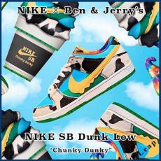 チャンキーダンキー 偽物 【ナイキ×Ben & Jerry's】スニーカーエアフォース1  コラボ SB Dunk Low "Chunky Dunky" CU3244-100