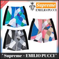 21SS /シュプリーム × Emilio Pucci Soccer Short エミリオ・プッチ偽物