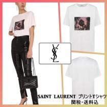 北川景子ドラマTシャツ コピー☆【サンローラン】VHSサンセットTシャツ sannro-ran-...