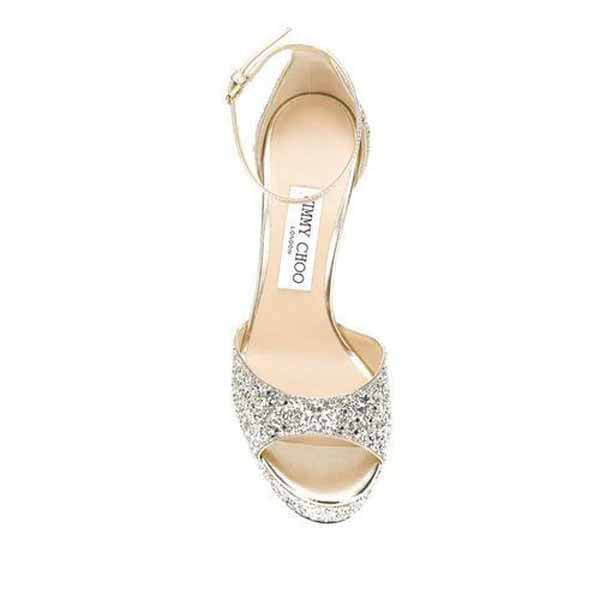 ジミーチュウコピーPattie 130 sandals CHAMPAGNE ゴージャスな１品