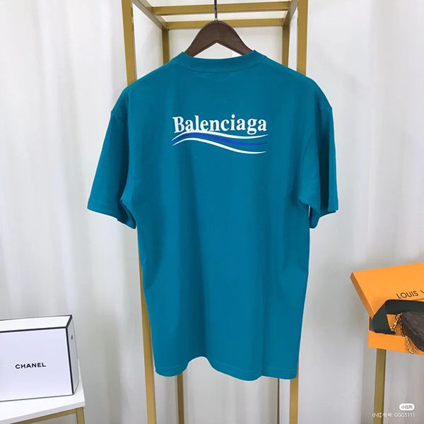 バレンシアガ tシャツ 偽物 レディース ブラック半袖 バレンシアガ パロディ 556102 TAV44 1000