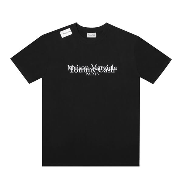 メゾンマルジェラ トミーキャッシュ 偽物 ロゴ Ｔシャツ