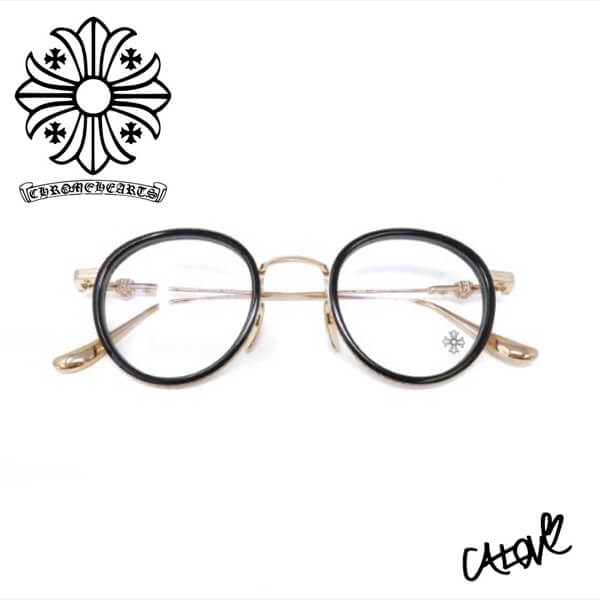 十クロムハーツ十メガネ偽物【Opti Gush Glasses】CHプラス◆