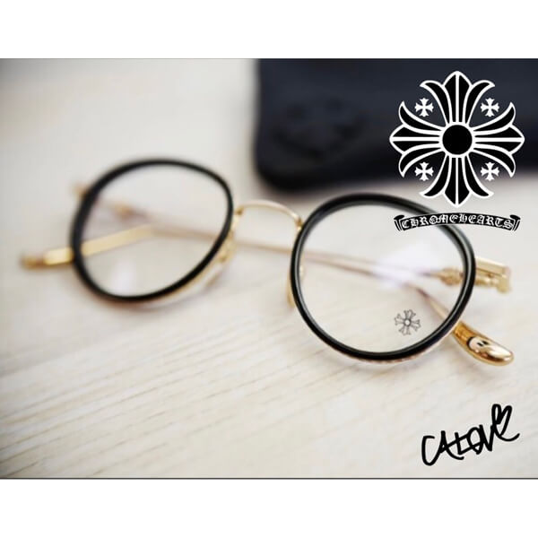 十クロムハーツ十メガネ偽物【Opti Gush Glasses】CHプラス◆