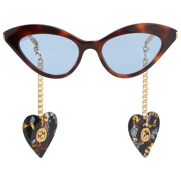 ★グッチ★ Tortoiseshell cat-eye ラウンドサングラス偽物