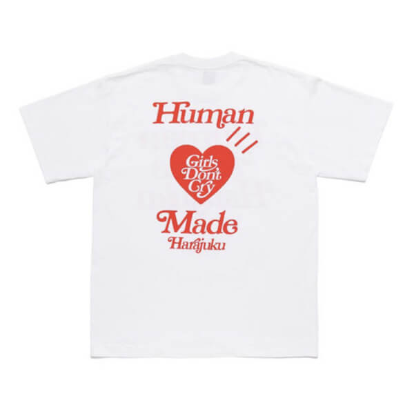 【大人気】ヒューマンメイド × Girls Don't Cry Harajuku Tシャツ偽物