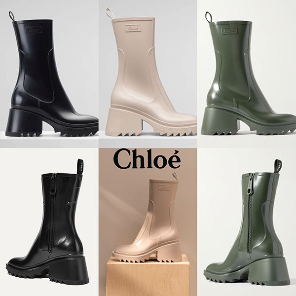 クロエ Betty レインブーツコピー PVC製 Chloe Betty Rain Boots レインブーツ