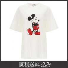 【ミュウミュウ x Disney】MICKEY ミッキーマウス TシャツコピーMJN320 1ZTR