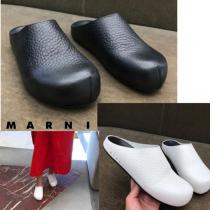 マルニ◆Unisex mule in grainy calfskin◆サボサンダルコピー◆SBM...