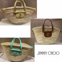 ☆21SS☆【ジミーチュウトートバッグスーパーコピー】MACY TOTE/S JCロゴ付き