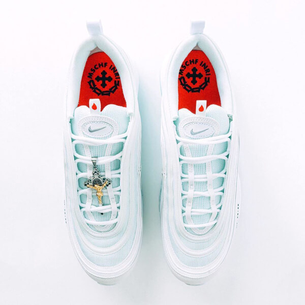 AIR MAX 97 MSCHF INRI JESUS SHOES エア マックス 97 偽物ジーザス