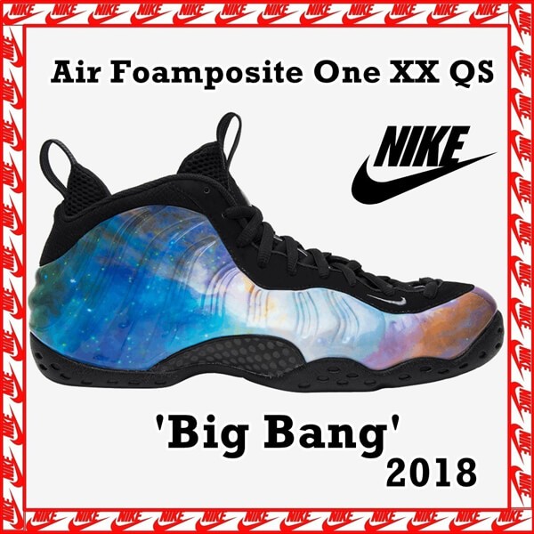 人気フォームポジット 偽物! ナイキ Air Foamposite One XX QS Big Bang 2018 SS 18 AR3771800