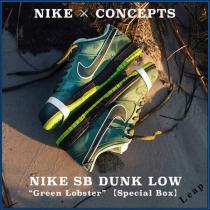 【ナイキ×Concepts】偽物SB Dunk Low "Green Lobster" Special Box