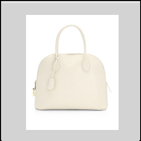 【The Row】Lady カーフレザー バッグ ★ ベストレラー ★ポーチコピー WI222L60 IVORY SHG