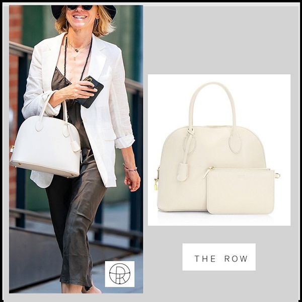 【The Row】Lady カーフレザー バッグ ★ ベストレラー ★ポーチコピー WI222L60 IVORY SHG