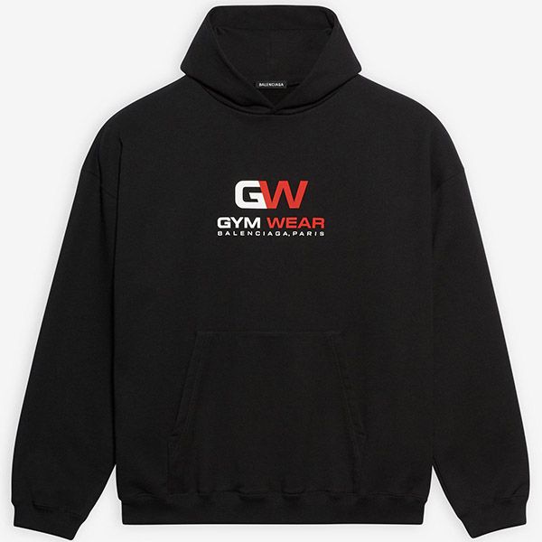 21AWバレンシアガ パーカー コピー★GYM WEAR ロゴ★フーディ スウェット