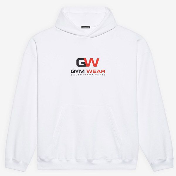 21AWバレンシアガ パーカー コピー★GYM WEAR ロゴ★フーディ スウェット