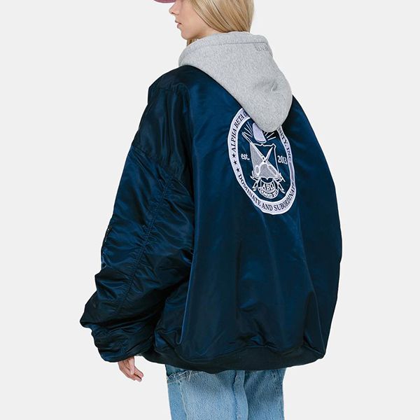 関税・送料込 ヴェトモン コピー Reversible Bomber ジャケット