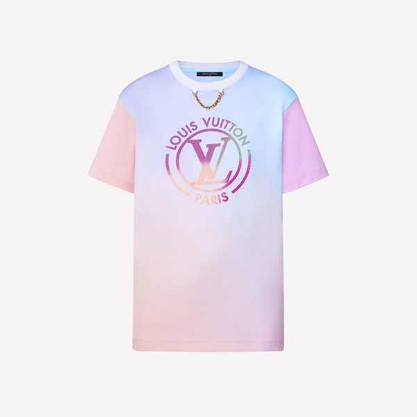 【着き心地】ルイヴィトン グラディエントLVサークルTシャツ コピー 1AA0EA