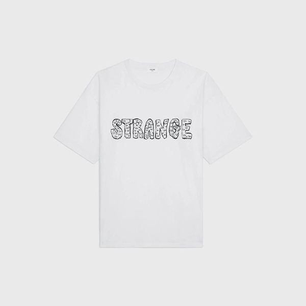 STRANGEロゴ♪セリーヌ コピー☆メンズ☆ルーズTシャツ☆3カラー♪2X826501F.01CC