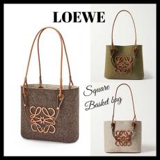 ロエベ 偽物☆Square Basket bag☆スクエアバスケットバッグ