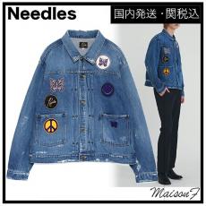 【Needles】Assorted Patches Jean Jacket デニム ジャケット 偽物